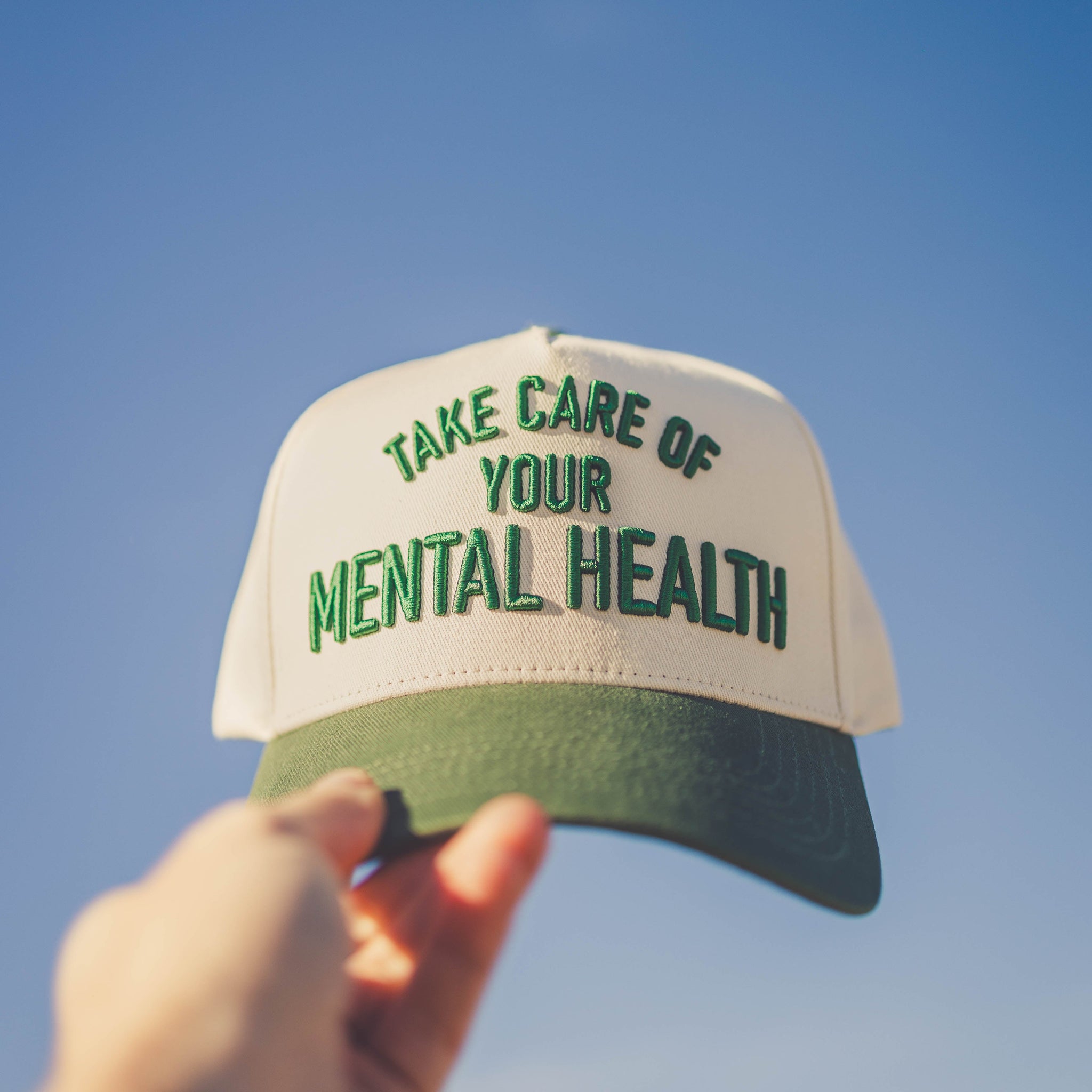 Funny Mental Stability Trucker Hat Take Care Of Your Mental Health Trucker Hat – Find The Good  main image 3
